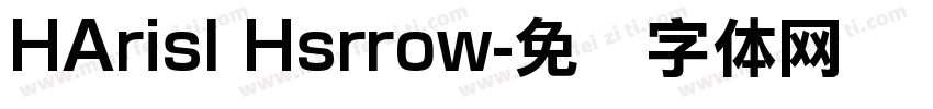 HArisl Hsrrow字体转换